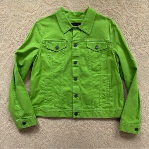 Talbots Green Jean Jacket